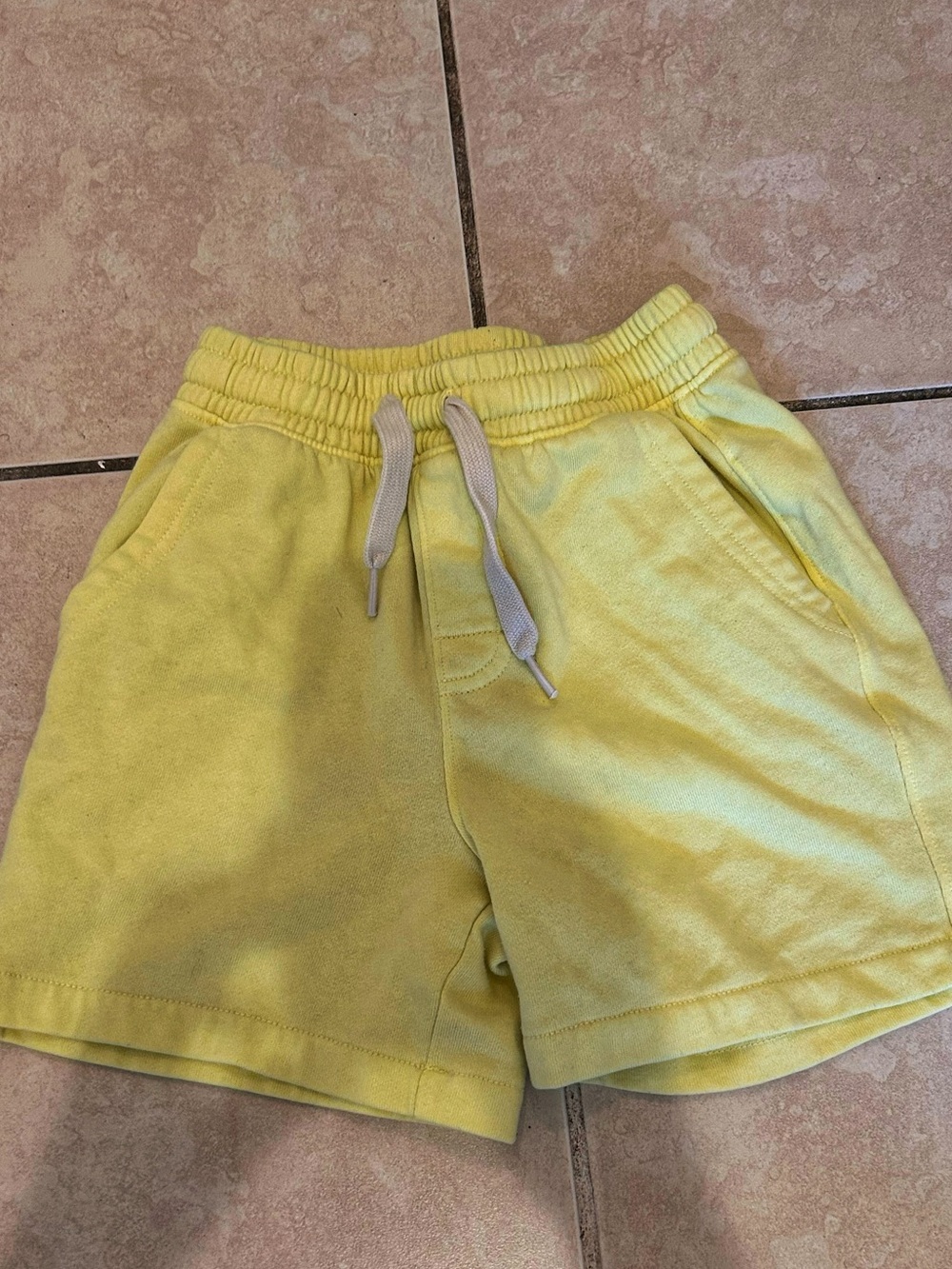 GAP Yellow Drawstring Pull-On Kids Shorts